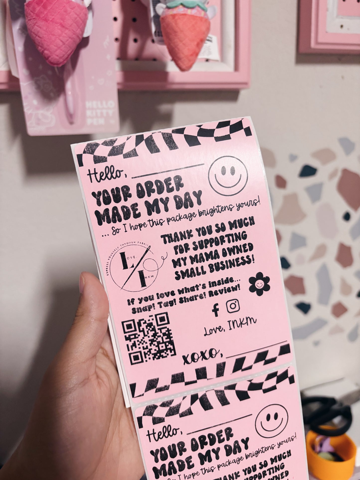 Custom Thank You Labels