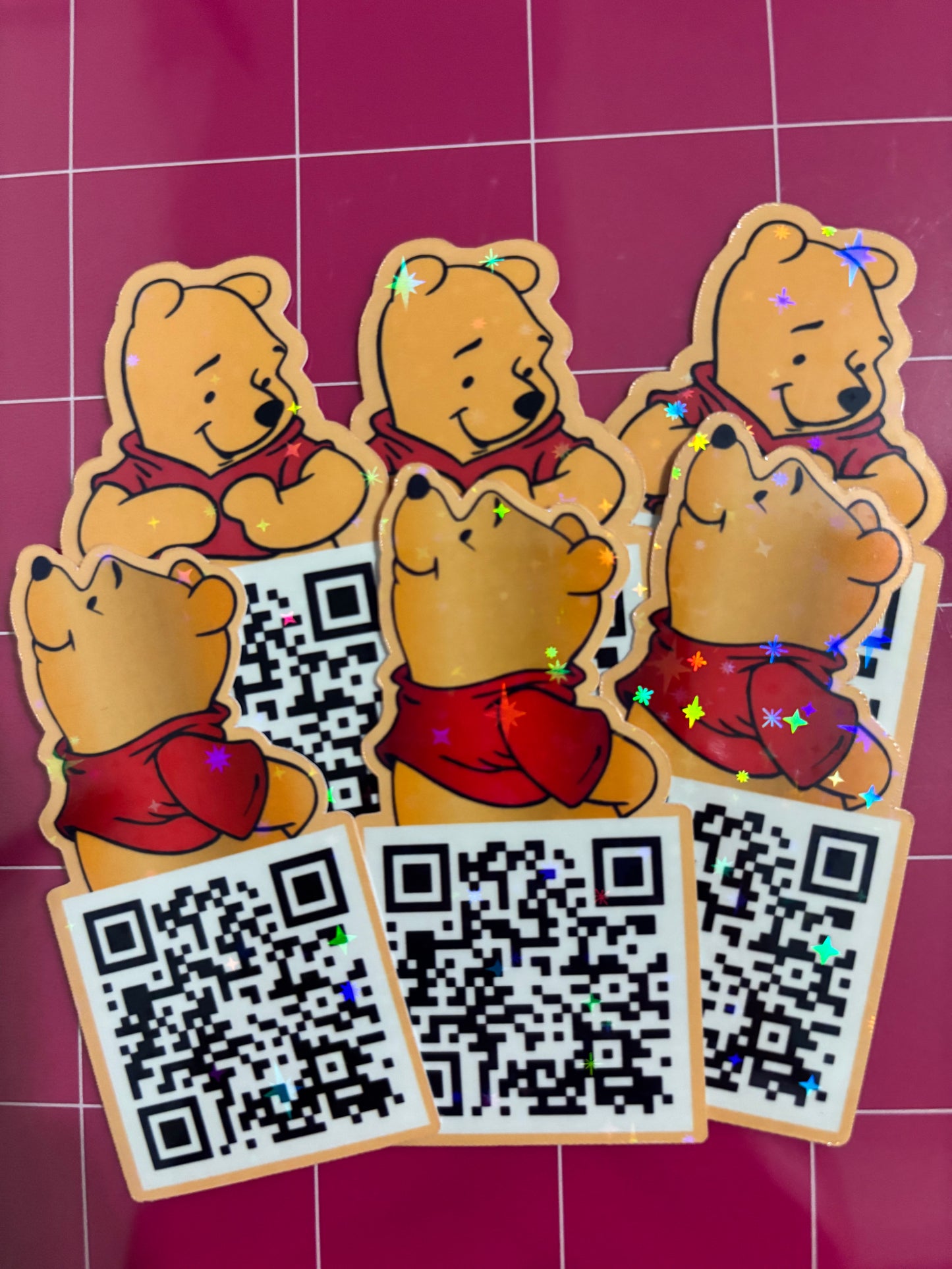 Character QR stickers