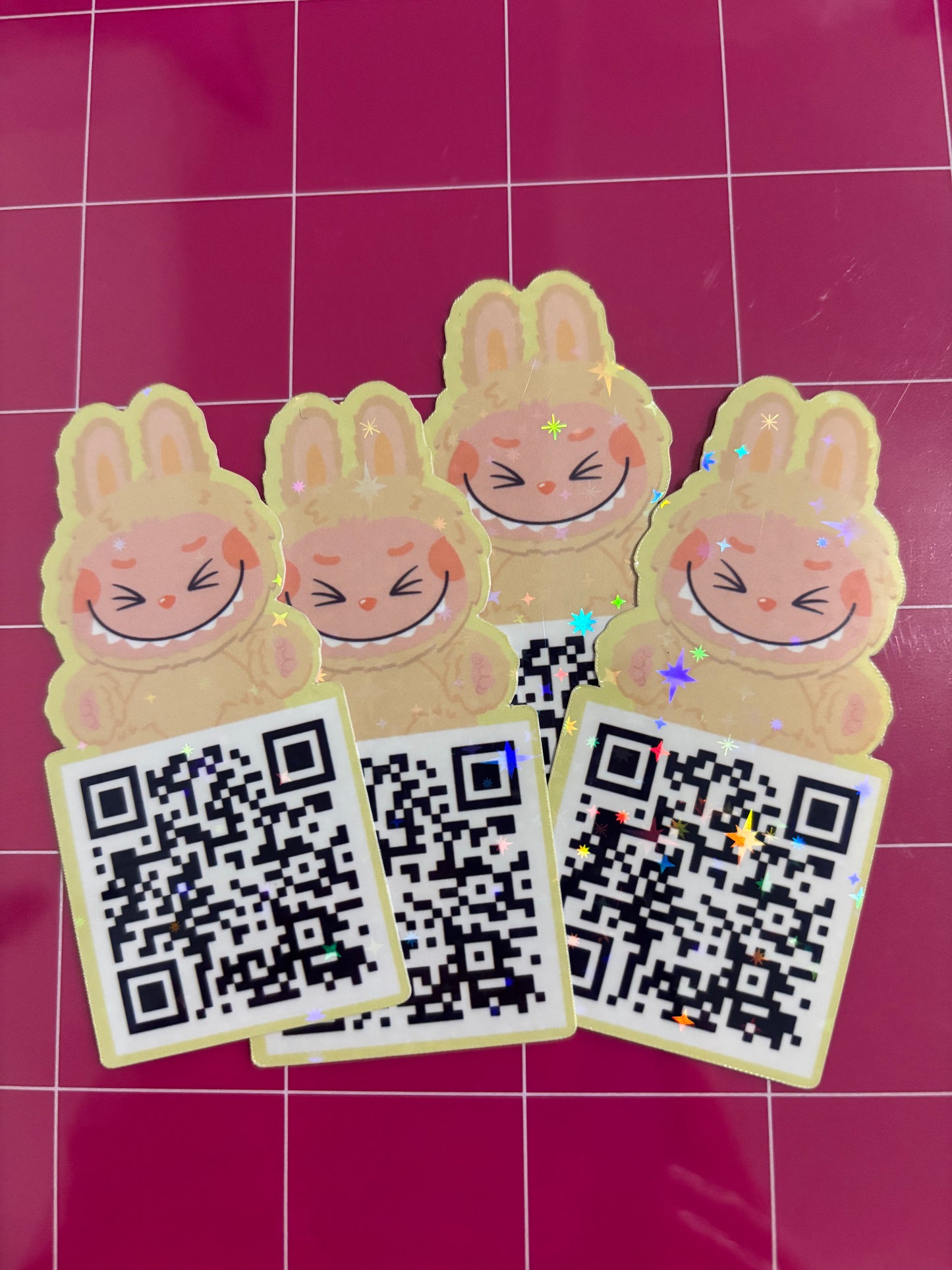 Character QR stickers