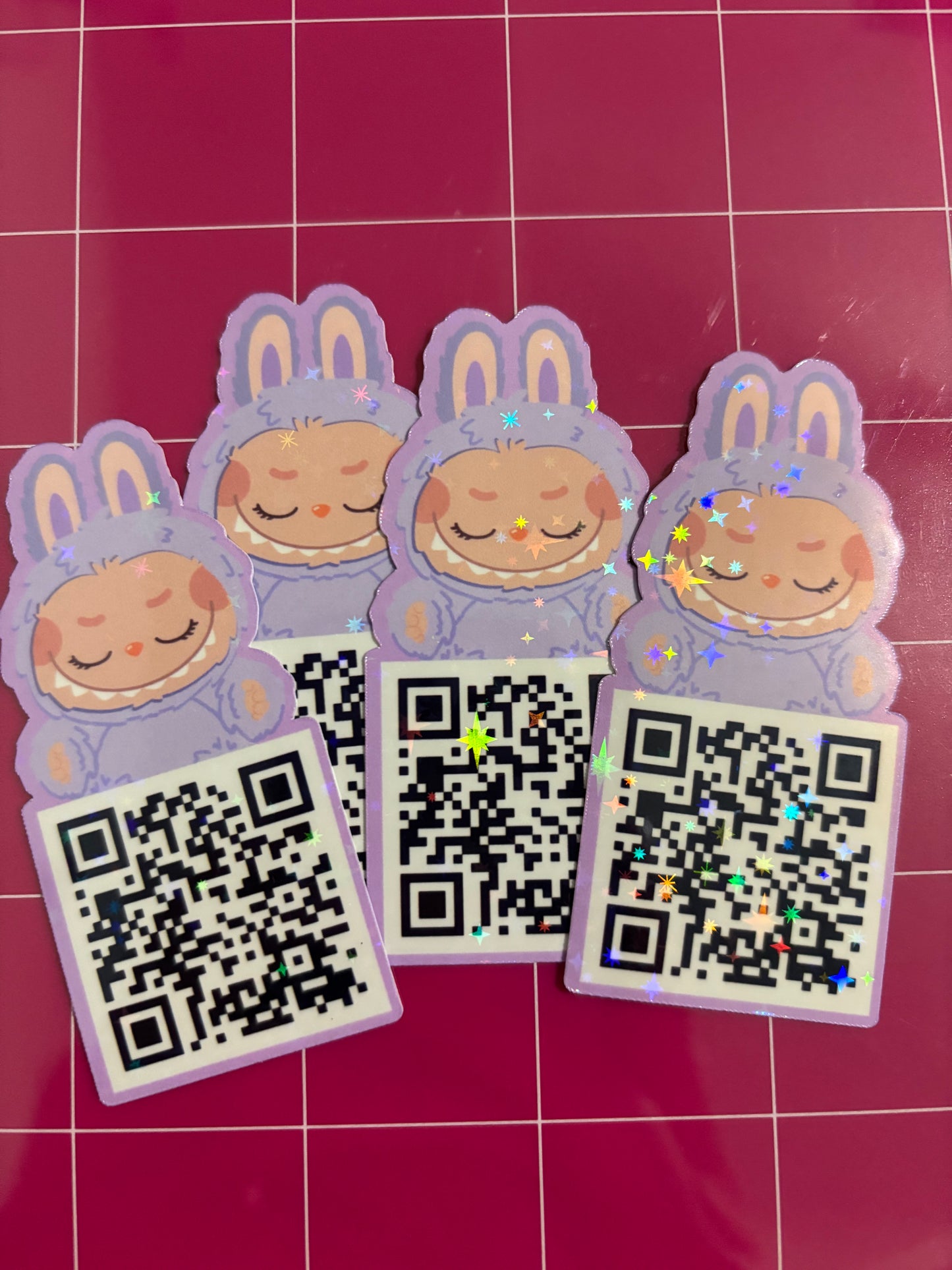 Character QR stickers