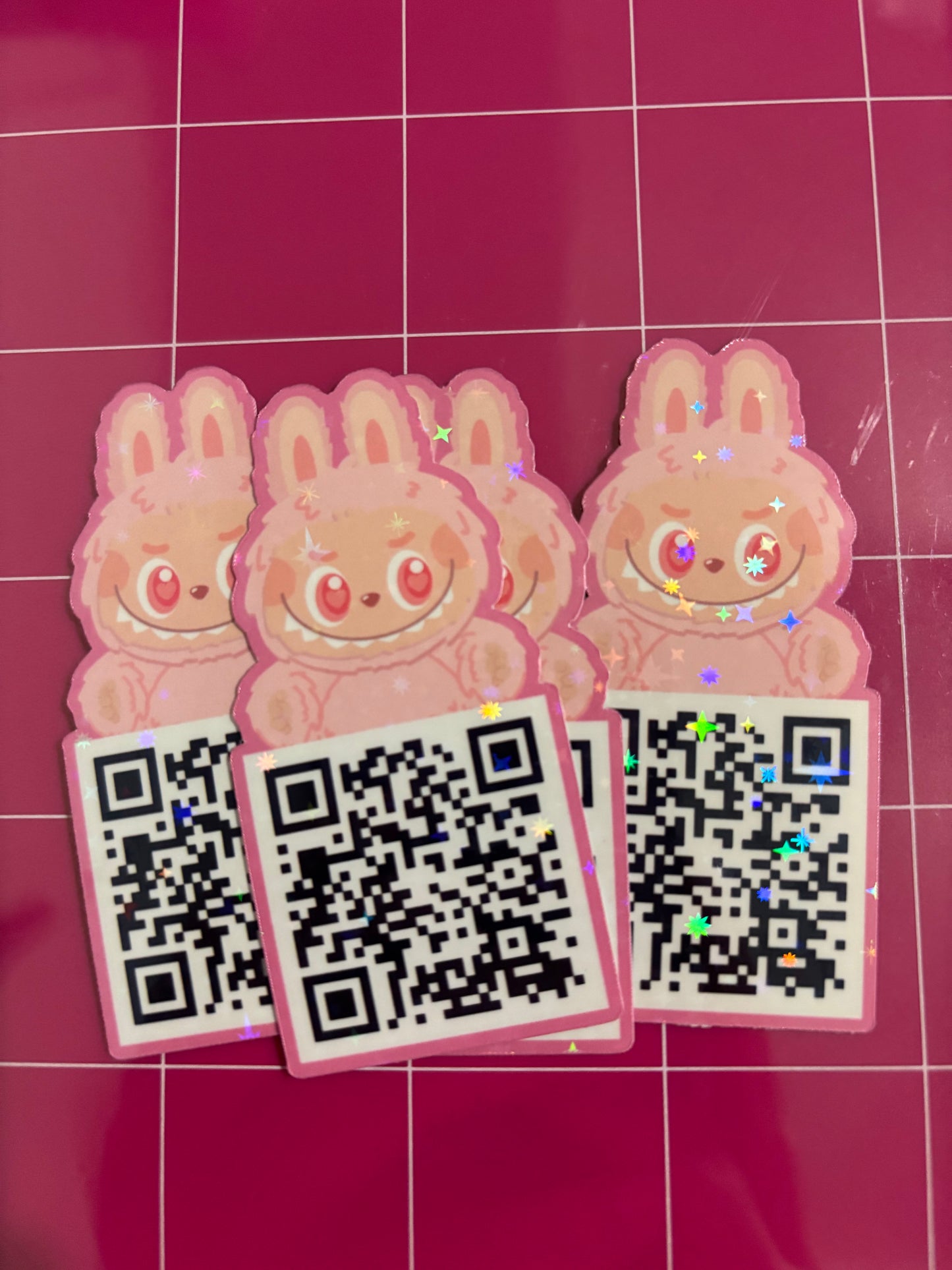 Character QR stickers