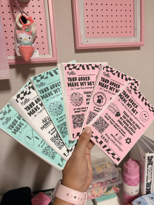 Custom Thank You Labels
