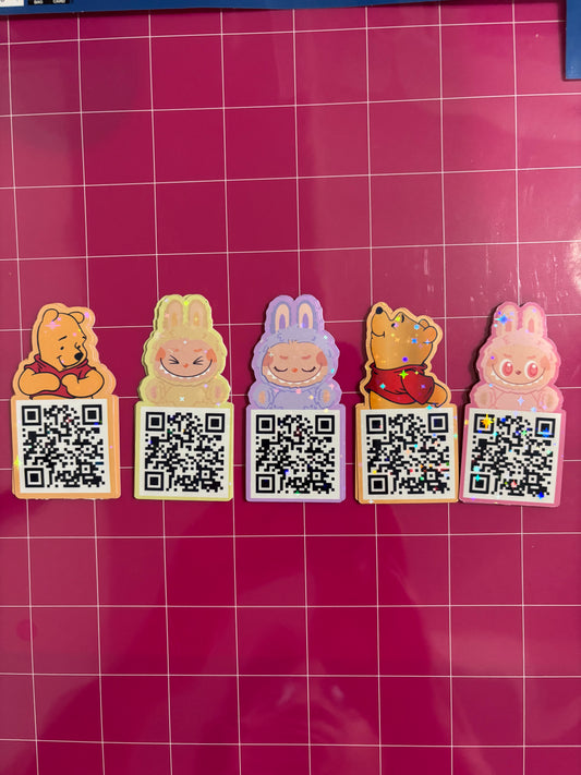 Character QR stickers