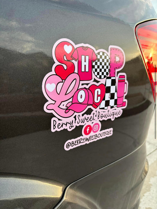 Shop Local Car Magnet