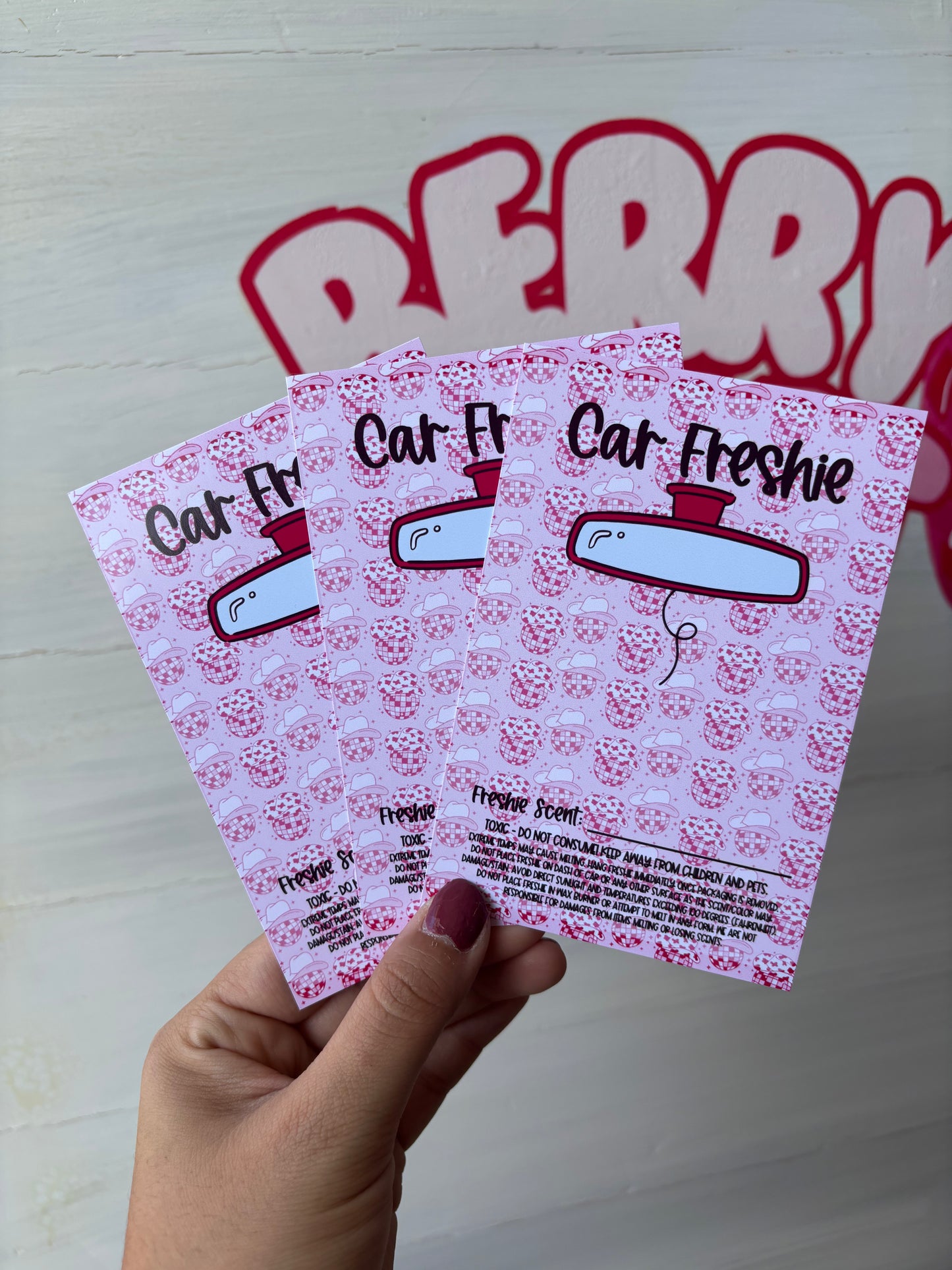 Freshie Care and Scent Inserts